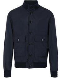 Paul & Shark - Button-Up Bomberjack - Lyst