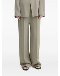 Samsøe & Samsøe - Pleated Wide-Leg Trousers - Lyst