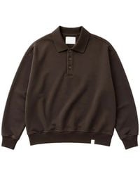 Woc - Button-Fastening Long-Sleeve Polo Shirt - Lyst