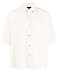 Emporio Armani - Camisa de manga corta con bolsillo en el pecho - Lyst