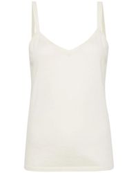 N.Peal Cashmere - ノースリーブ Vネックトップ - Lyst