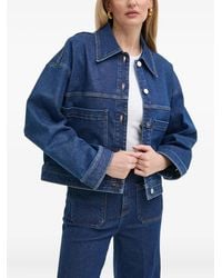 IVY & OAK - Giacca Denim Con Tasche Applicate - Lyst
