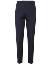 Berwich - Pressed-Crease Turn-Up Trousers - Lyst