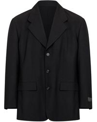 MM6 by Maison Martin Margiela - Giacca Con Applicazione Logo - Lyst