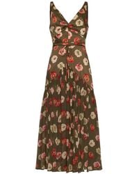 Cinq À Sept - Twisted Floral Dress - Lyst