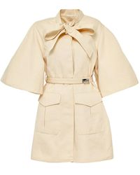 Alexis - Corya bow belt mini day dress - Lyst