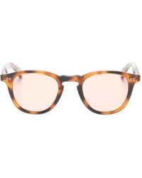 Garrett Leight - Hampton X Round-Frame Sunglasses - Lyst