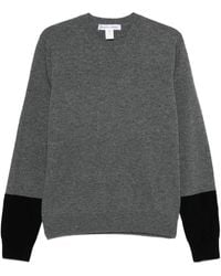 Comme des Garçons - Pull À Empiècements Contrastants - Lyst