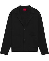 HUGO - Buttoned Cardigan - Lyst