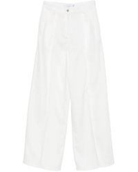IRO - Logo-Patch Wide-Leg Jeans - Lyst