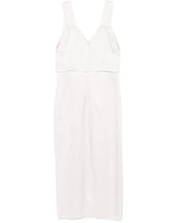 TOTEME - V-Neck Maxi Dress - Lyst