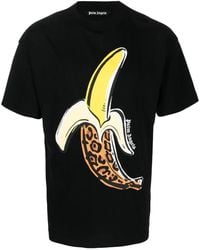 Palm Angels - Banana Classic T-shirt Black - Lyst