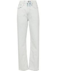 Calvin Klein - High-rise Straight-leg Jeans - Lyst