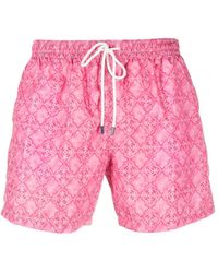 Fedeli Madeira Swim Shorts - Pink