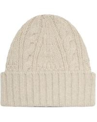 Bompard - Cable-Knit Cashmere Beanie Hat - Lyst