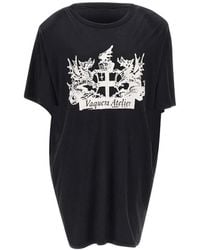VAQUERA - Graphic-Print T-Shirt Dress - Lyst