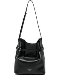 Emporio Armani - Buckle Strap Bucket Bag - Lyst