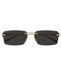 Gucci - Gg1941S Logo Rectangle-Frame Sunglasses - Lyst