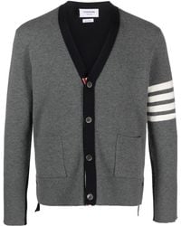 Thom Browne - Cárdigan con motivo 4-Bar Stripes - Lyst
