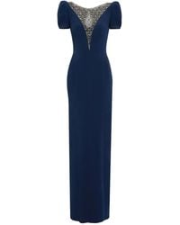 Jenny Packham - ビジュートリム パフスリーブ マキシドレス - Lyst