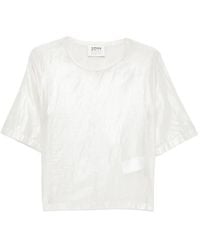 DRYKORN - Shimmer-Design Short-Sleeved T-Shirt - Lyst