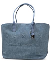 Hogan - Address Embossed Shopping Tote Bag - Lyst