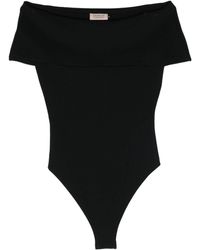 Murmur - Ellipse Off-shoulder Bodysuit - Lyst