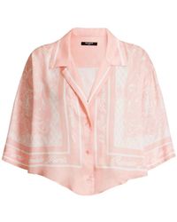 Balmain - Camisa De Pijama Foulard Estampada - Lyst