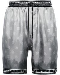 Amiri - MA Seiden-Shorts mit Paisley-Print - Lyst