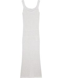 Eleventy - Sequin-embellished Knitted Maxi Dress - Lyst