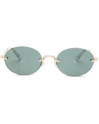 Ray-Ban - Rimless Oval-Frame Sunglasses - Lyst