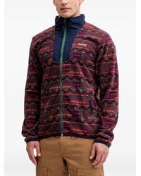 Columbia - Zip Patterned Sweatshirt - Lyst