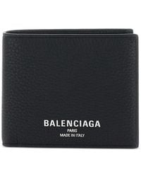 Balenciaga - Grained Bifold Wallet - Lyst