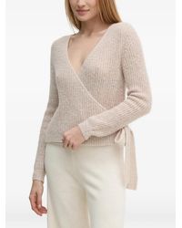 Ouí - Wrap Tie Cardigan - Lyst
