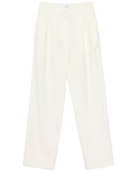 Lardini - Pleat-Detail Wide-Leg Trousers - Lyst