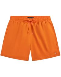 Tommy Hilfiger - Logo-Patch Drawstring Swim Shorts - Lyst