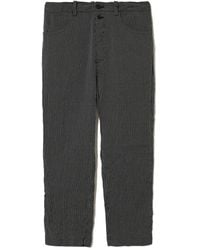 Undercover - Pinstripe drawstring-detail pants - Lyst