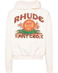 Rhude - St. Croix Cotton Hoodie - Lyst