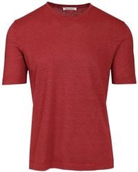 Al Duca d'Aosta - Linen T-Shirt - Lyst