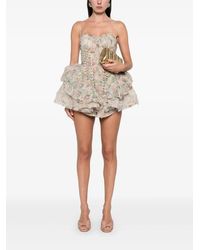 Zimmermann Luminosity Splice Lace Dress in Metallic | Lyst
