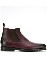 Santoni Ankle Chelsea Boots - Brown