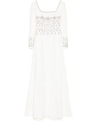 Dina Melwani - Abito Lungo Con Scollo Quadrato - Lyst