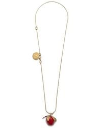 Andres Gallardo - Collar Apple Stem Con Cadena De Serpiente - Lyst