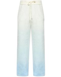 CASABLANCA - Ombre-Effect Logo-Patch Trousers - Lyst