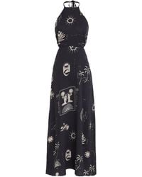 Osklen - Abito Lungo Con Scollo All'Americana - Lyst