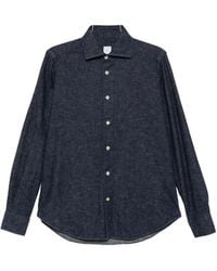 Eleventy - Long-Sleeve Denim Shirt - Lyst