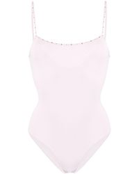 Sandro Crystal Embellished Tank Top - White