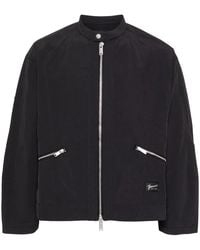 FIVE CM - Logo-Patch Zip-Up Jacket - Lyst