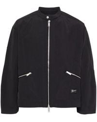 FIVE CM - Logo-Patch Zip-Up Jacket - Lyst