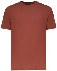 Zanone - Crew-Neck T-Shirt - Lyst